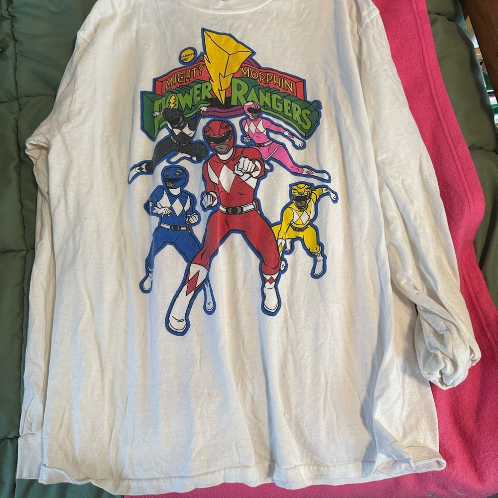 Power Rangers Long Sleeve Graphic Tee